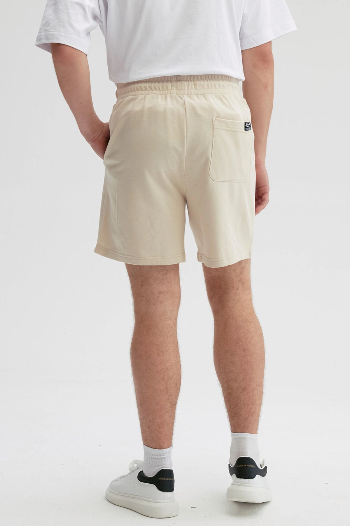 Bermuda Hombre Básico Beige