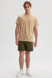 Bermuda Hombre Básico Verde Olivo