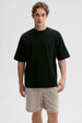 Polera Hombre Oversize Negro