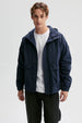Chaqueta Hombre Cortaviento Azul Noche