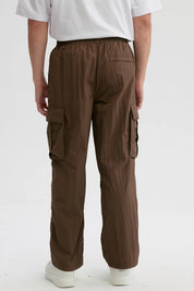 Pantalón Hombre Cargo Nylon Chocolate