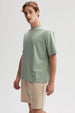 Polera Hombre Loose Fit Verde Claro