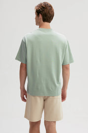 Polera Hombre Loose Fit Verde Claro