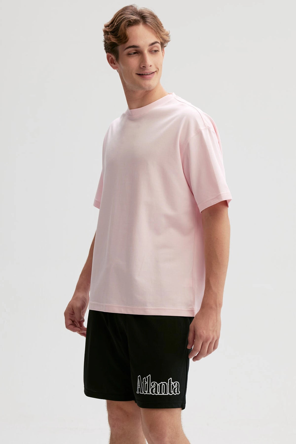 Polera Hombre Loose Fit Rosa