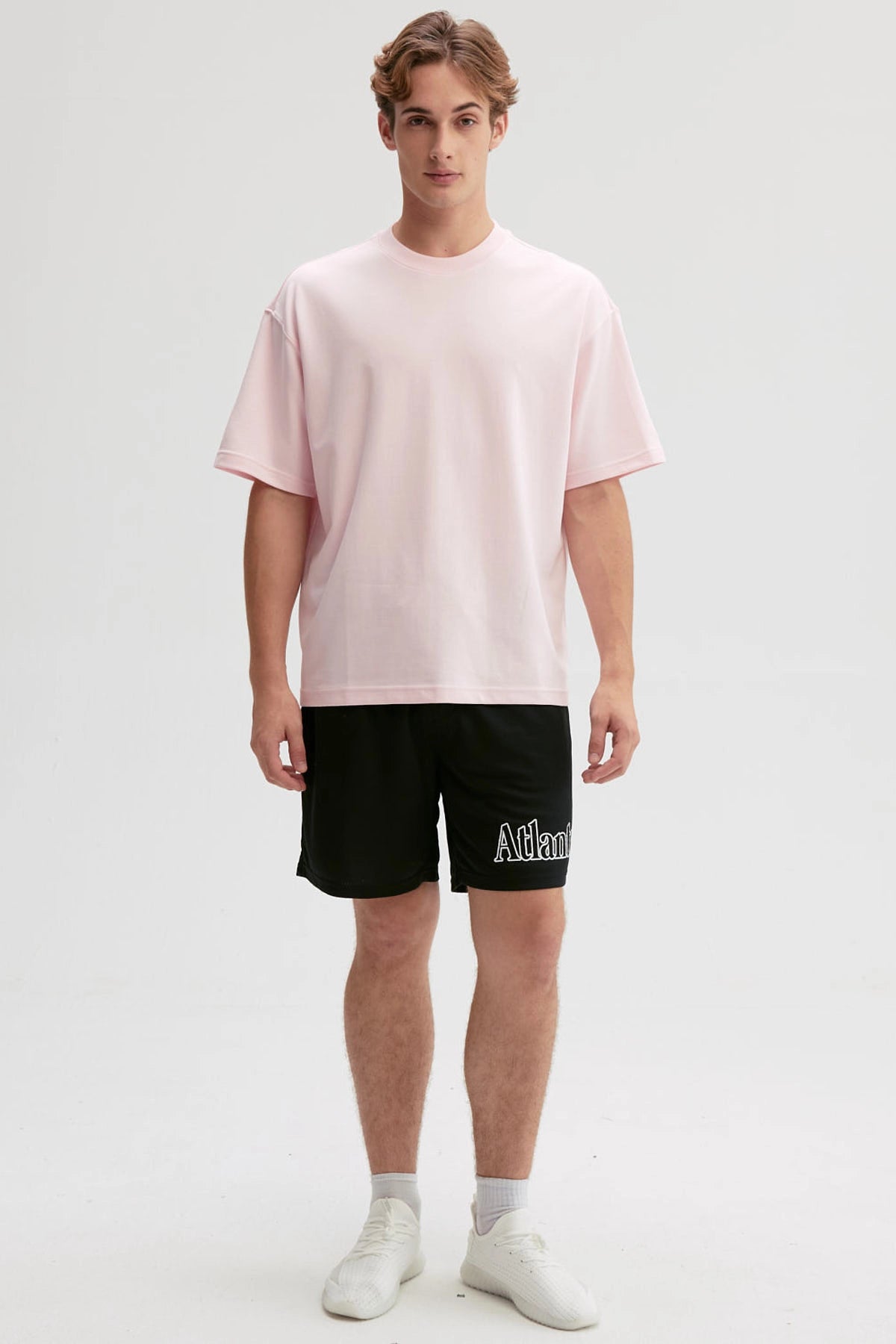 Polera Hombre Loose Fit Rosa