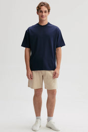 Polera Hombre Loose Fit Azul Marino