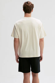 Polera Hombre Loose Fit Crema