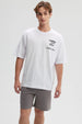 Polera Hombre Graffiti City Blanco