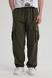 Pantalón Hombre Cargo Parachute Verde Militar