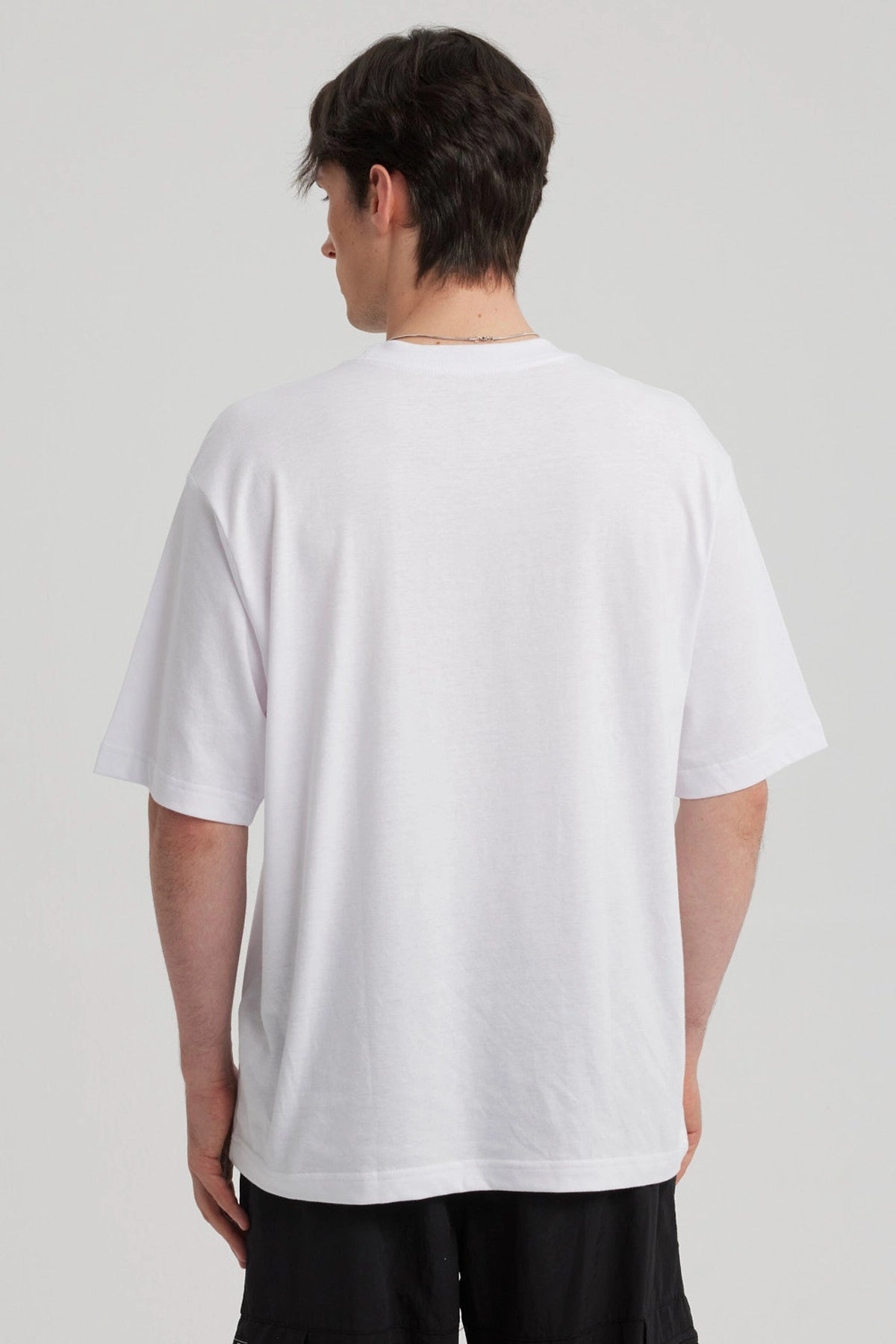 Polera Hombre Print Central Blanco