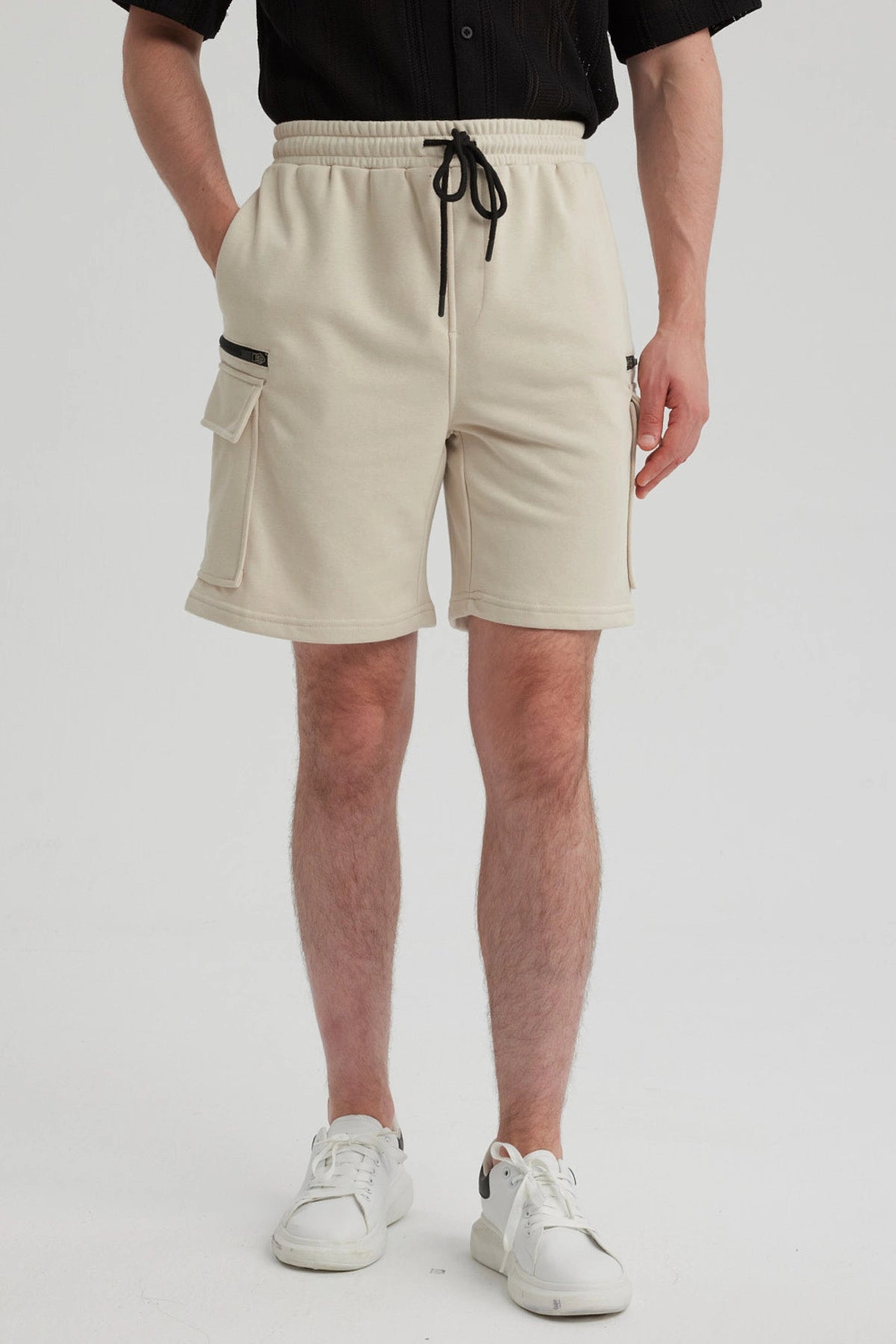 Bermuda Hombre Cargo Beige