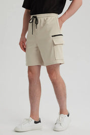 Bermuda Hombre Cargo Beige