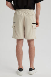 Bermuda Hombre Cargo Beige
