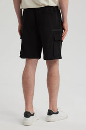 Bermuda Hombre Cargo Negro