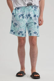 Short de Baño Hombre Full Print Azul