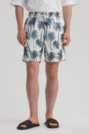 Short de Baño Hombre Rapport Blanco