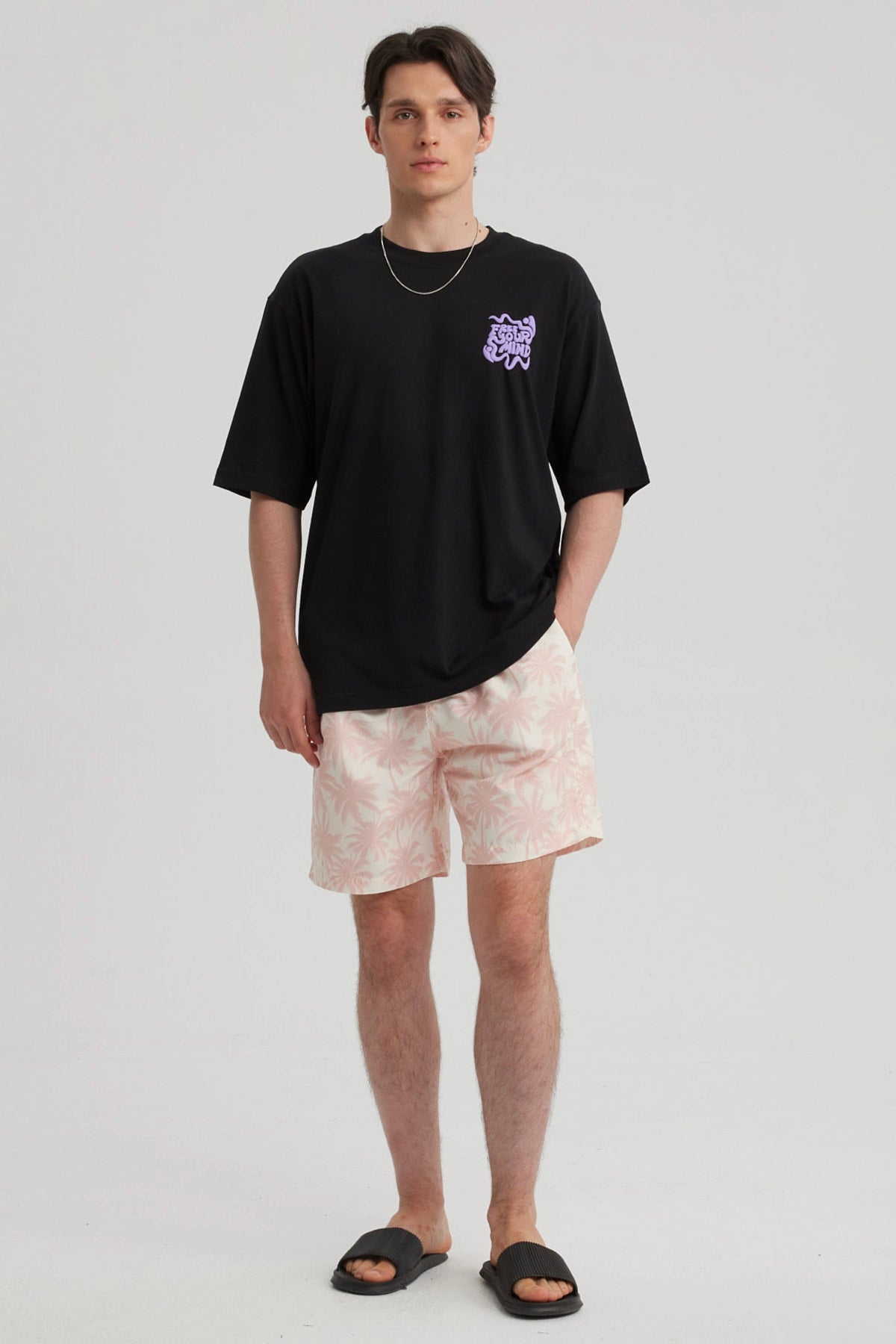 Short de Baño Hombre Rapport Rosa