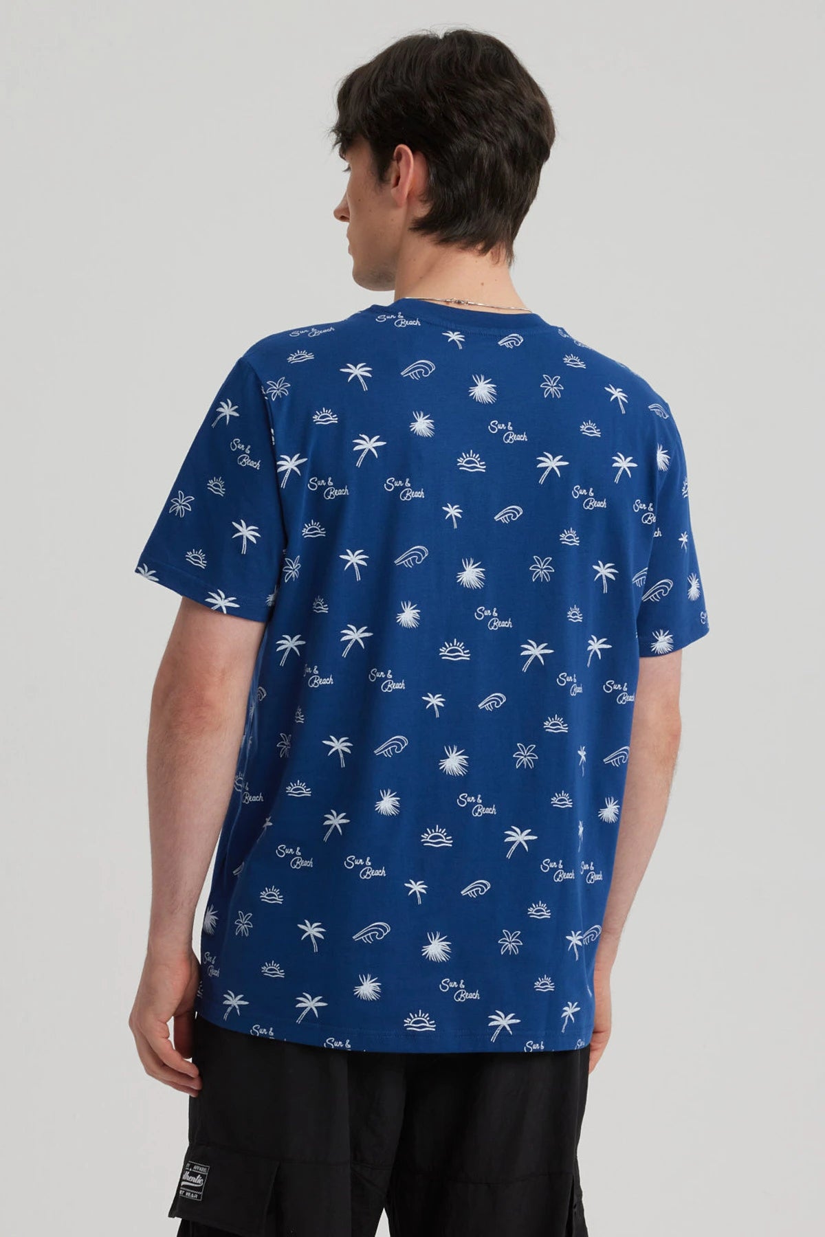 Polera Hombre Full Rapport Azul