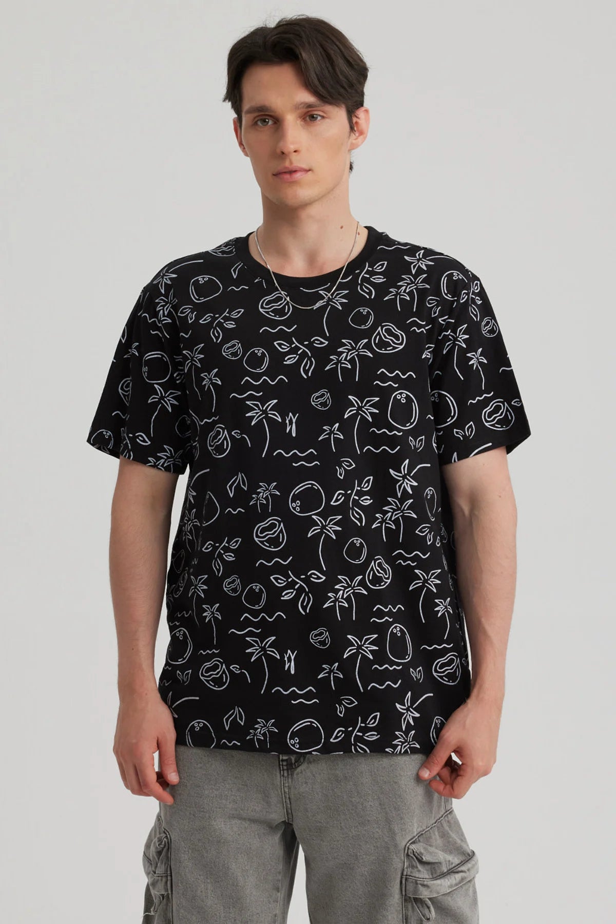 Polera Hombre Full Rapport Negro