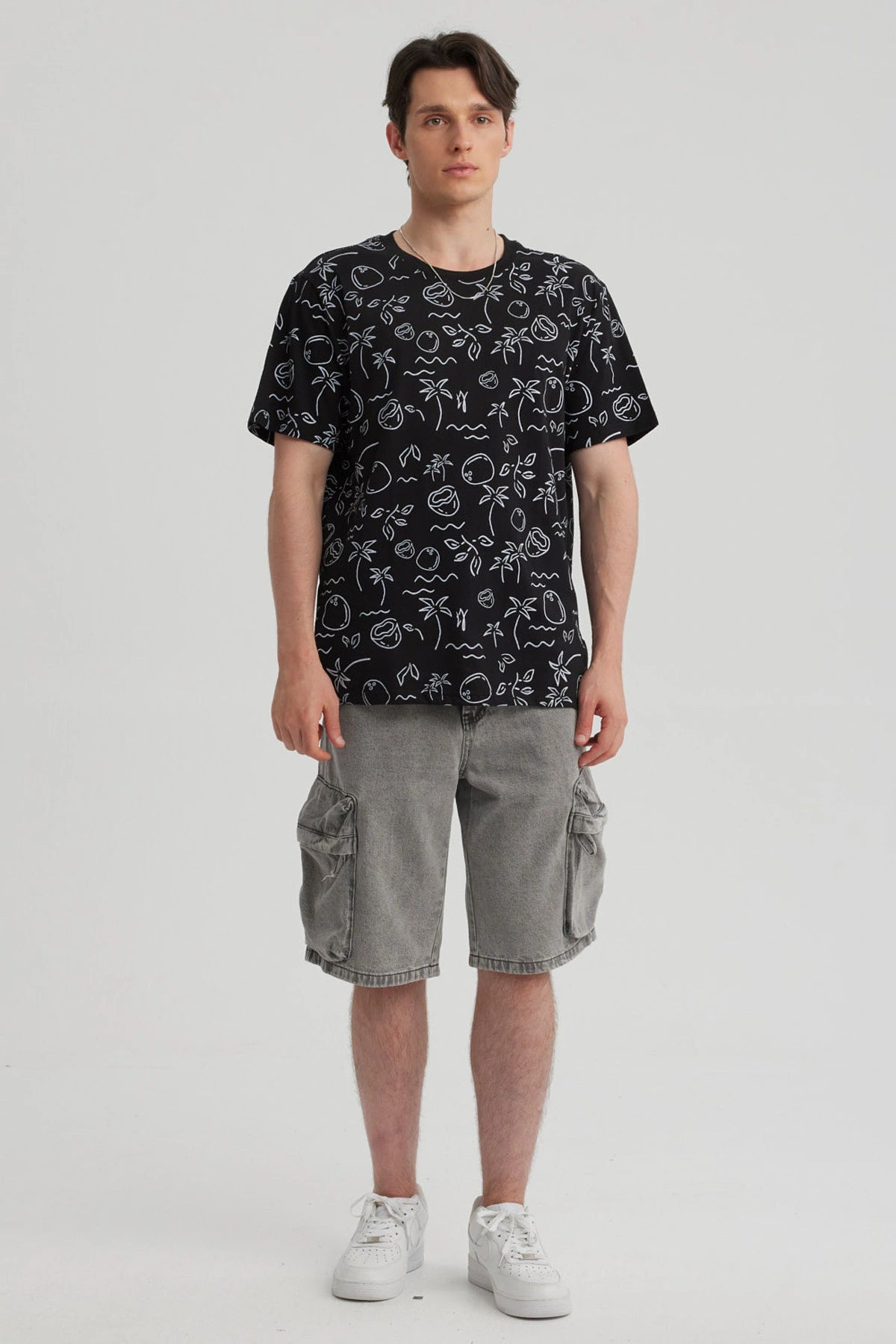 Polera Hombre Full Rapport Negro