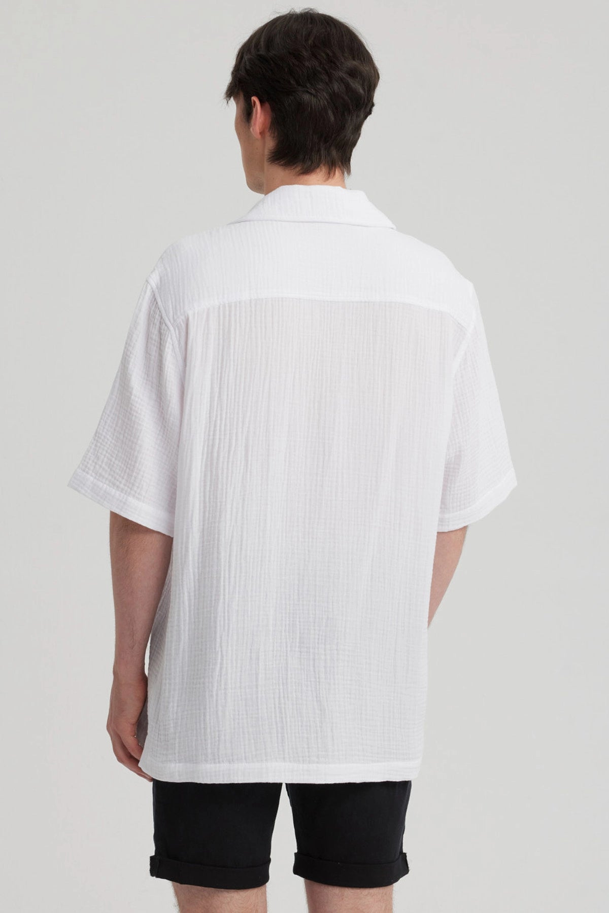 Camisa Hombre Textura Blanco