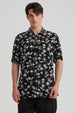 Camisa Hombre Full Print Negro