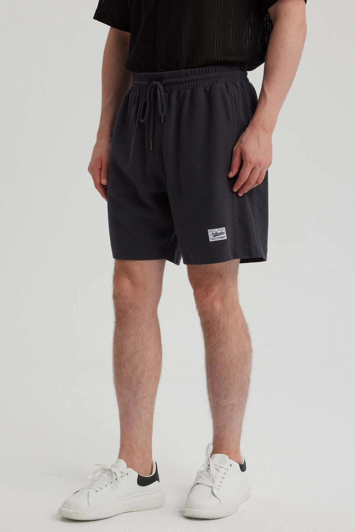 Bermuda Hombre Textura Liso Marengo