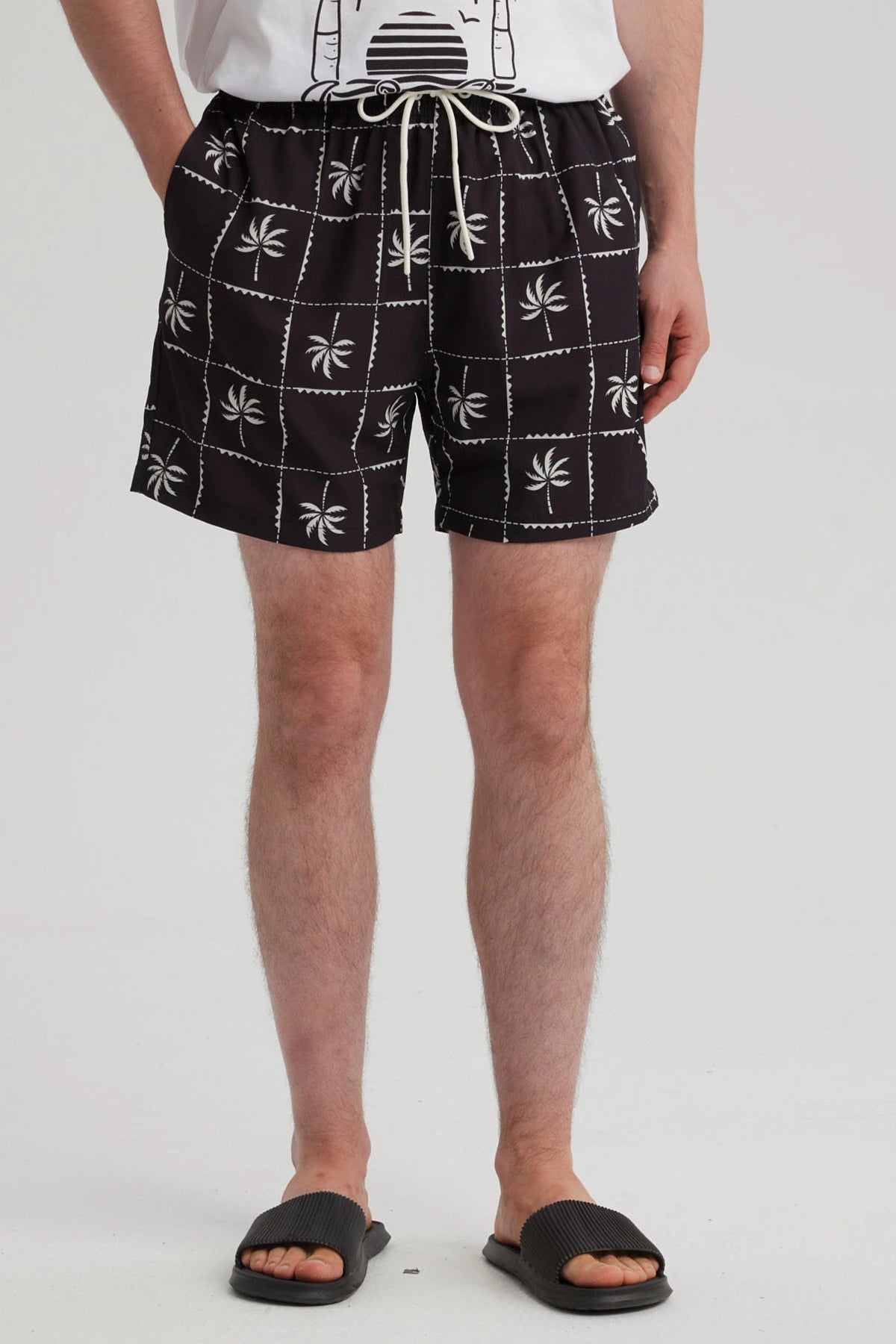 Short de Baño Hombre Rapport Negro