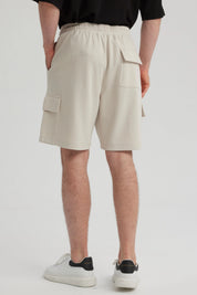 Bermuda Hombre Cargo Beige