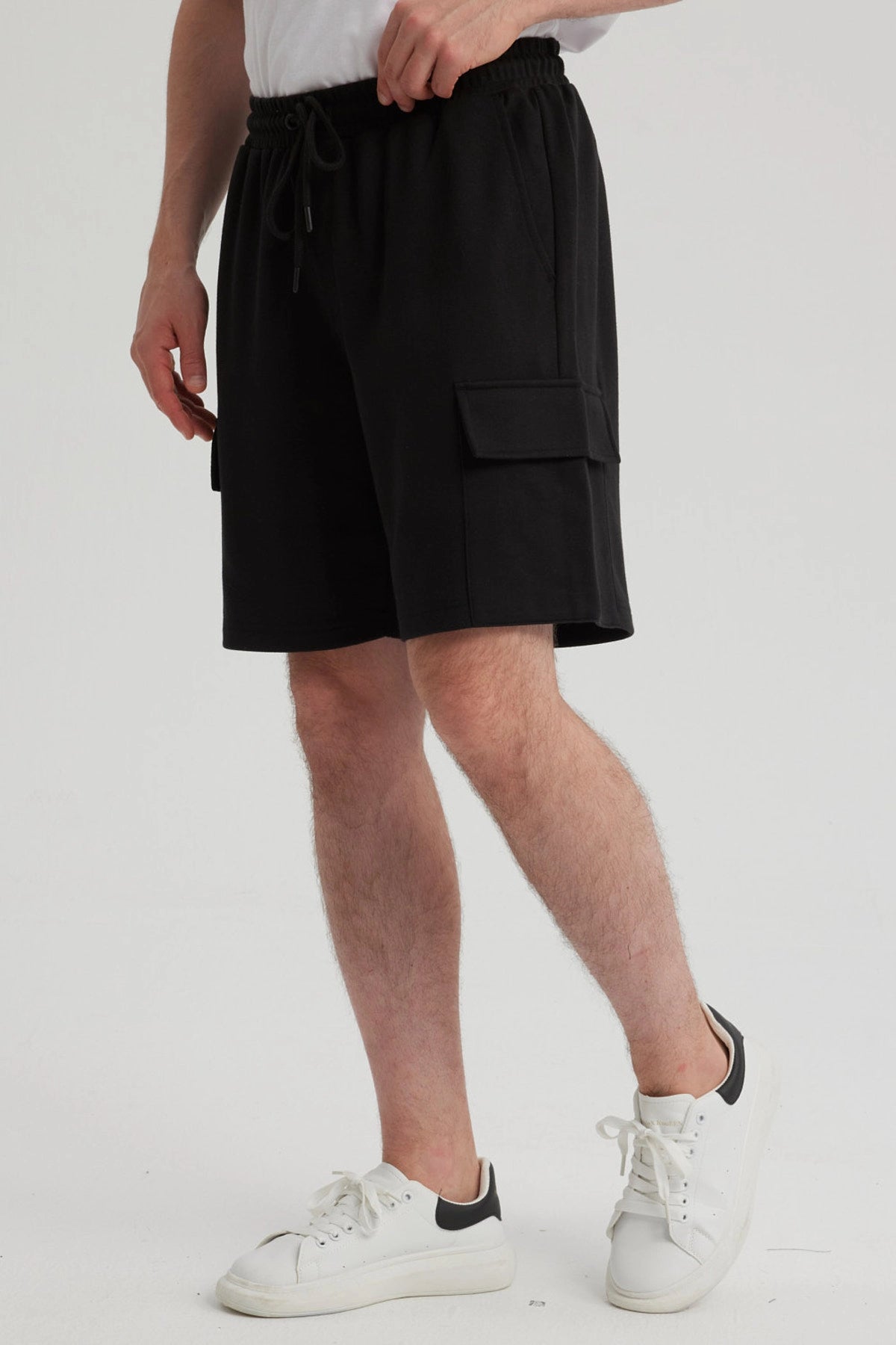 Bermuda Hombre Cargo Negro