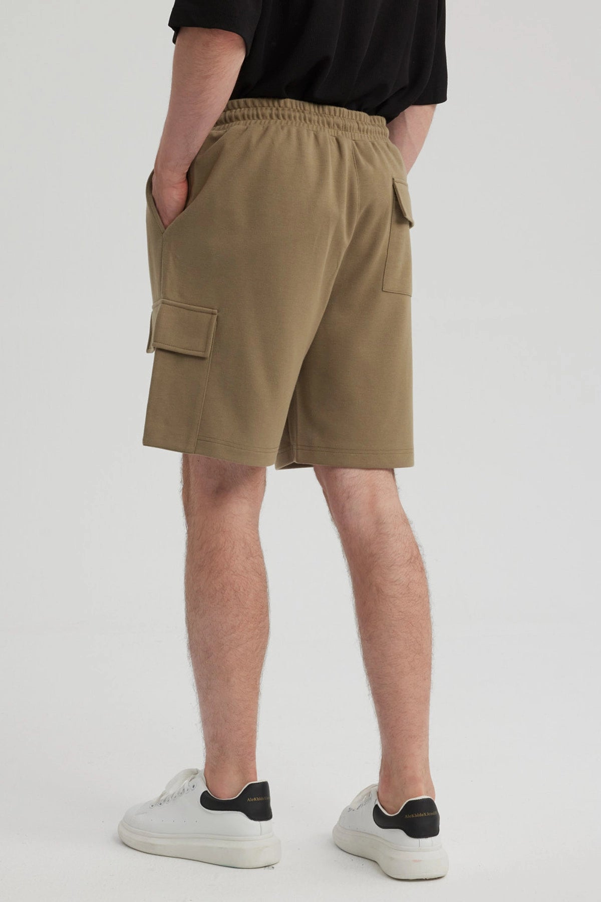 Bermuda Hombre Cargo Verde Militar