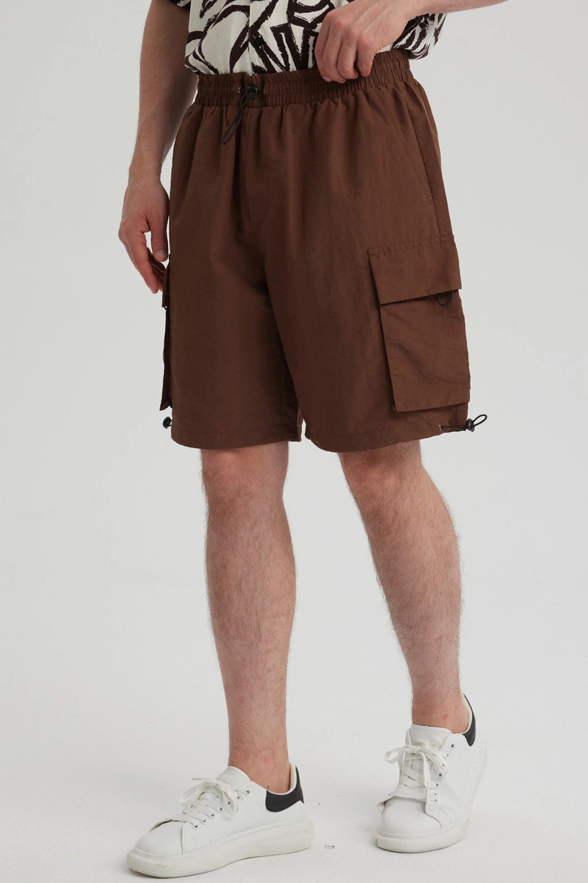 Bermuda Hombre Cargo Técnico Chocolate