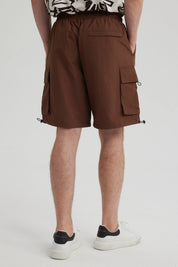 Bermuda Hombre Cargo Técnico Chocolate