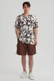 Bermuda Hombre Cargo Técnico Chocolate