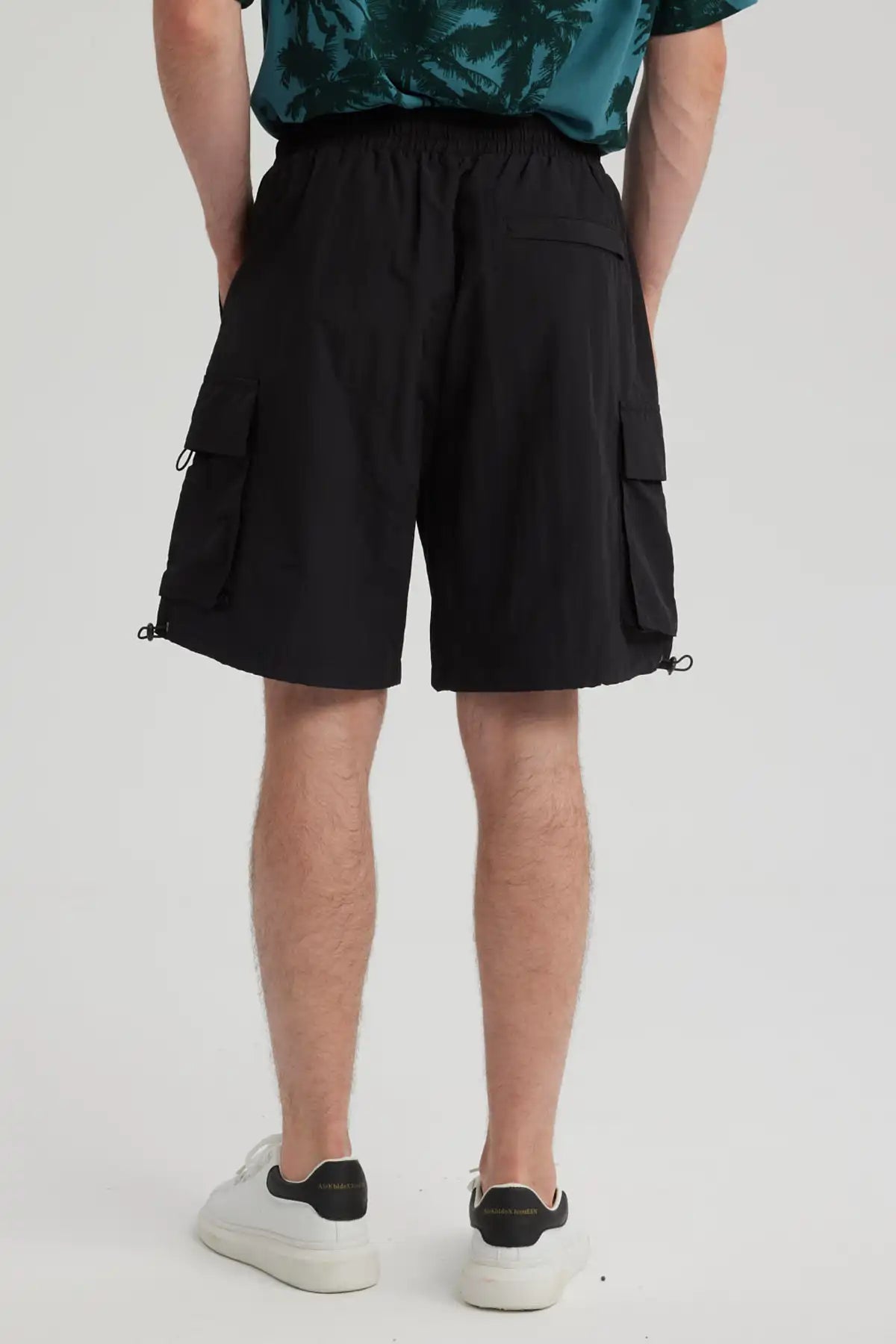 Bermuda Hombre Cargo Técnico Negro