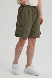 Bermuda Hombre Cargo Técnico Verde Militar