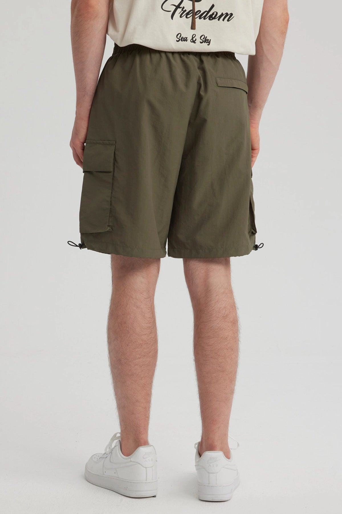 Bermuda Hombre Cargo Técnico Verde Militar