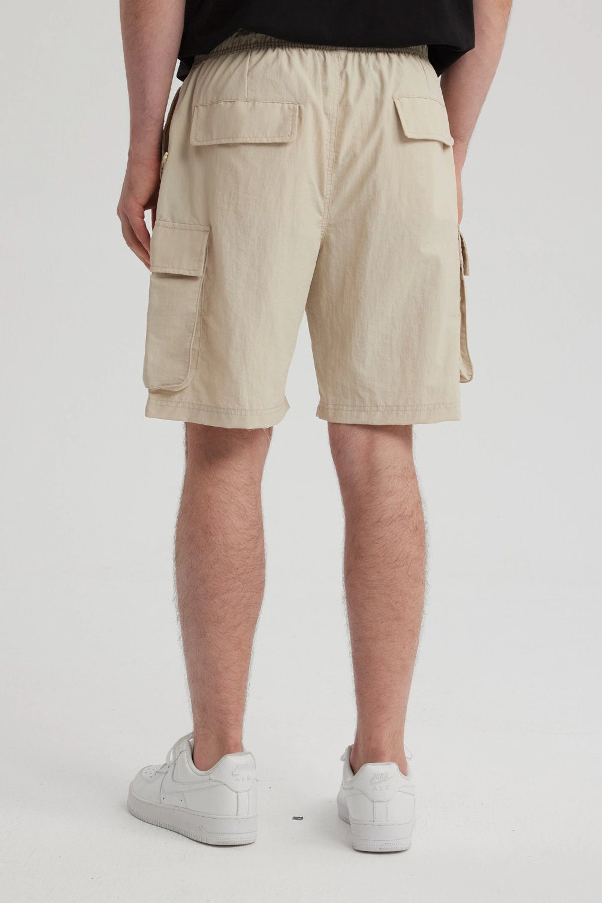 Bermuda Hombre Cargo Nylon Beige