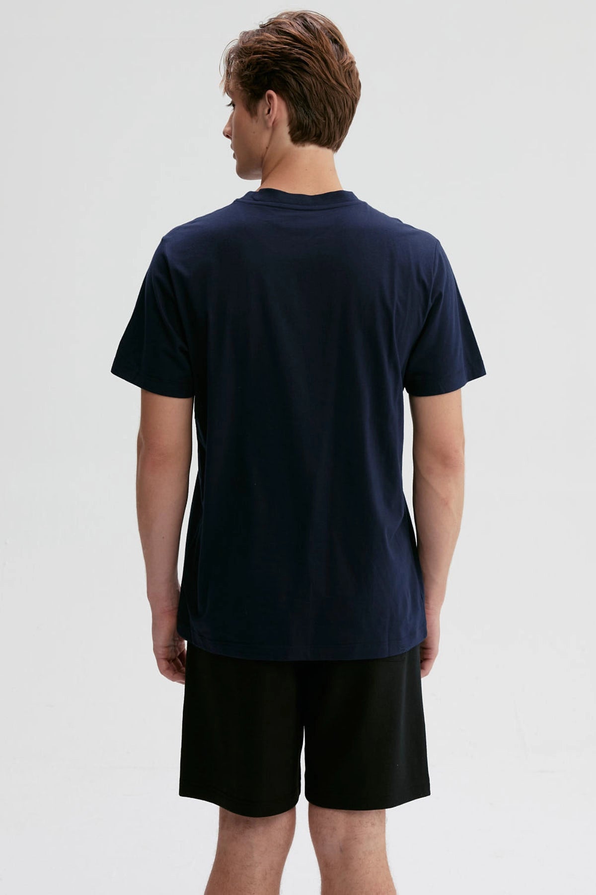 Polera Hombre Print Posicional Azul