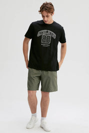 Polera Hombre Print Negro