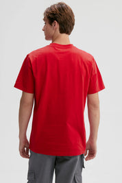 Polera Hombre Print Rojo