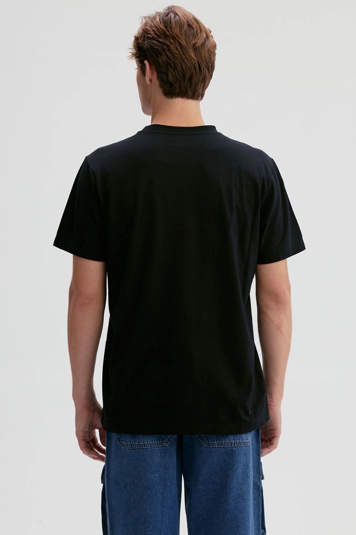 Polera Hombre Print Negro