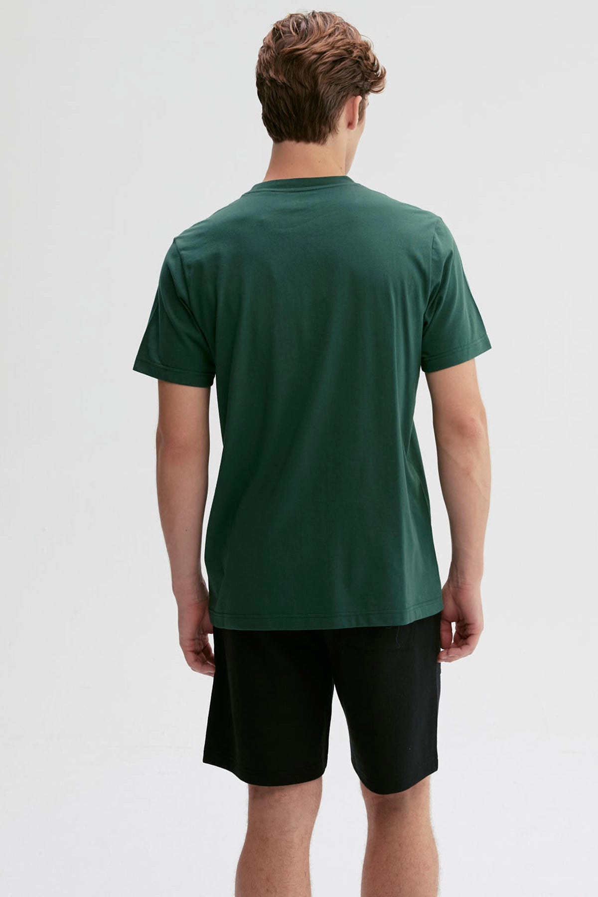 Polera Hombre Print Verde