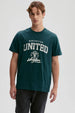 Polera Hombre Print College Verde