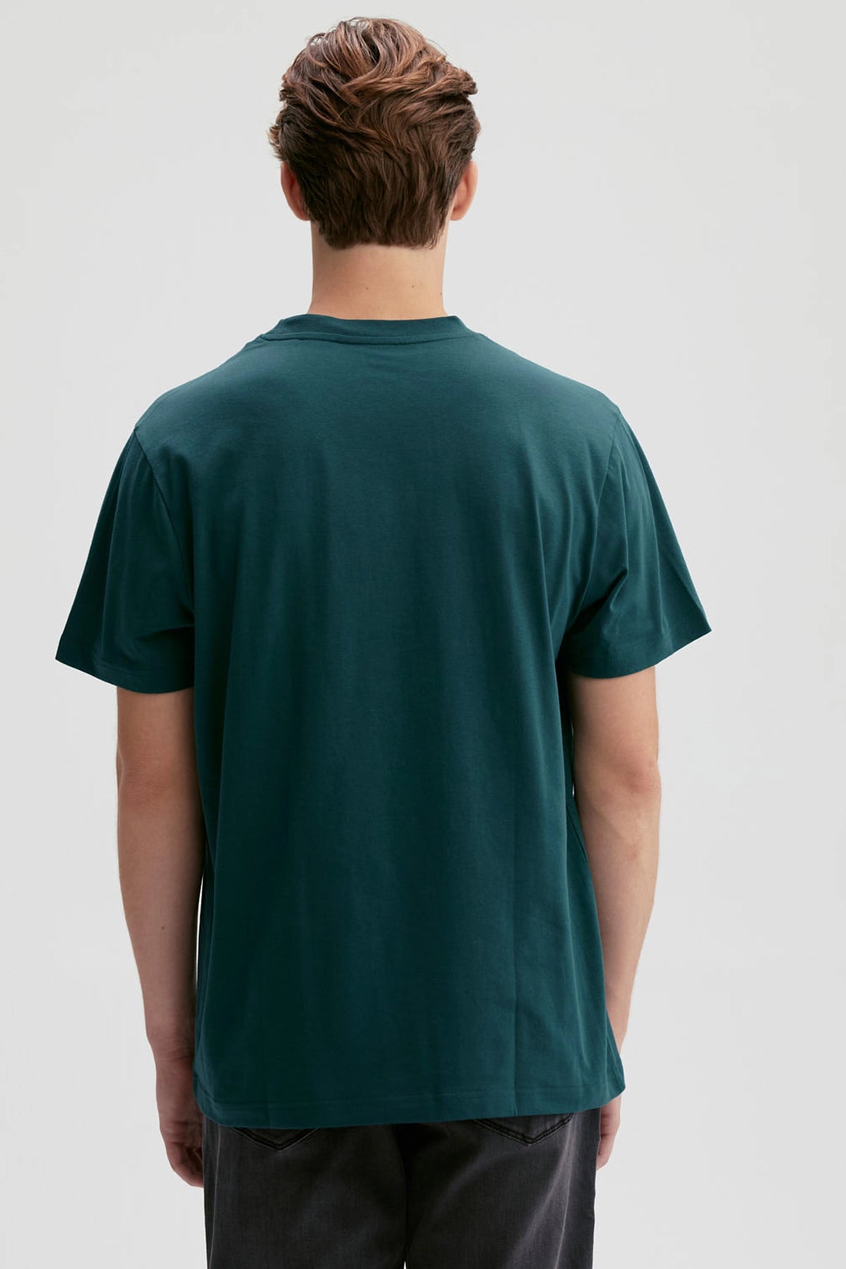 Polera Hombre Print College Verde