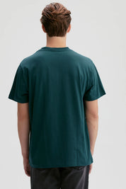 Polera Hombre Print College Verde