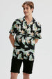 Camisa Hombre Full Print Verde
