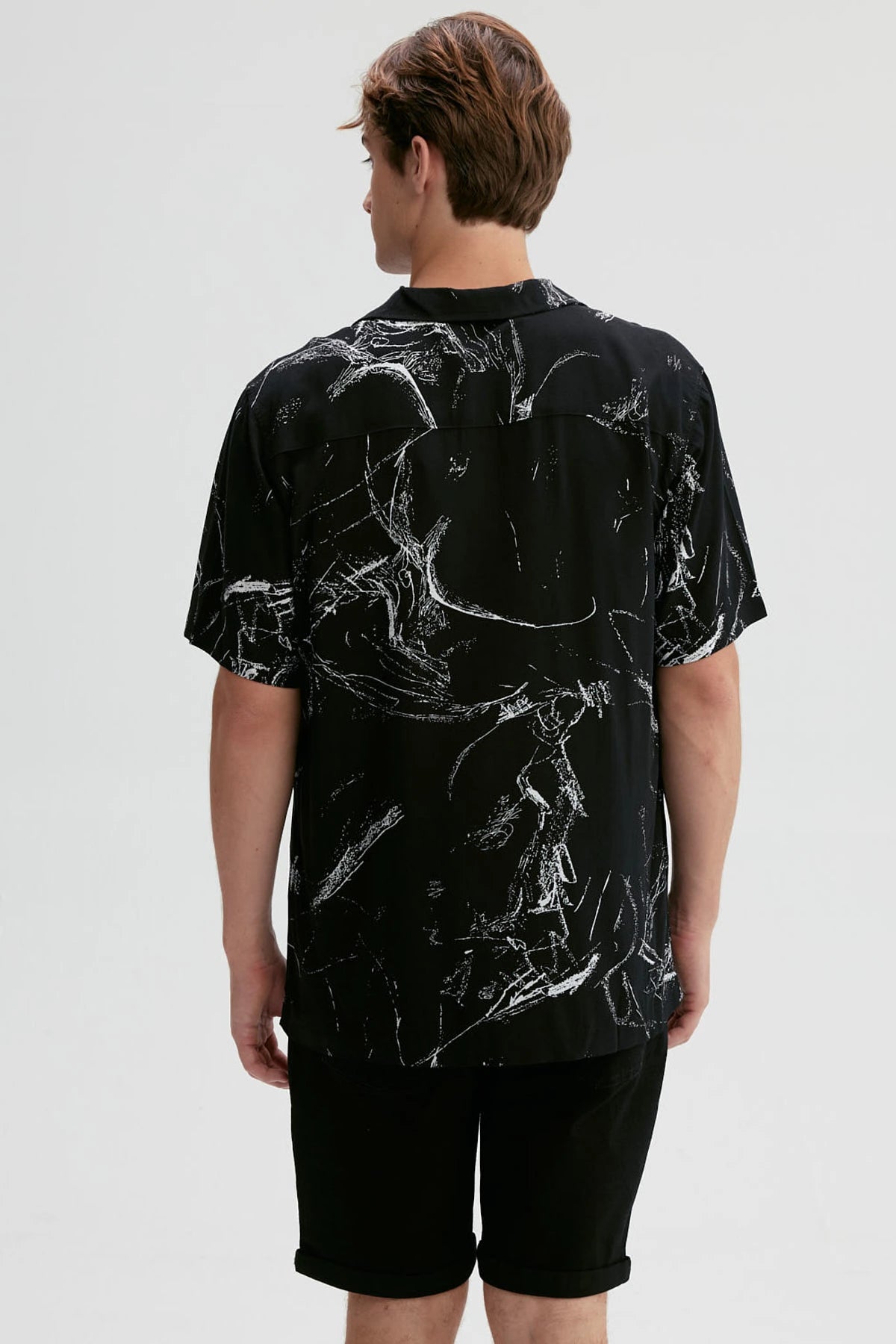 Camisa Hombre Rapport Negro