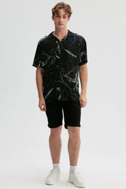 Camisa Hombre Rapport Negro