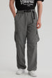 Pantalón Hombre Nylon Cargo Gris